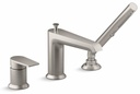 Hint 1-Handle Roman Tub Faucet with Hand Shower