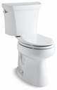 Highline Comfort Height 2-Piece Elongated Dual Flush Toilet (Less Seat)