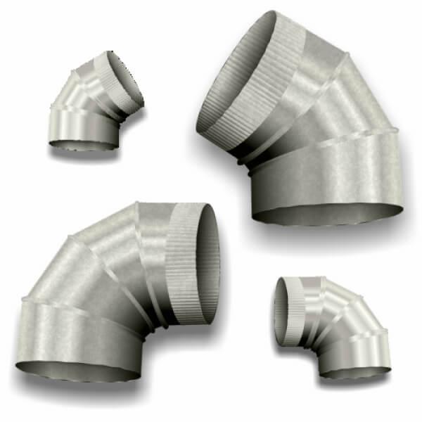 20" 90 Degree Elbow 22ga