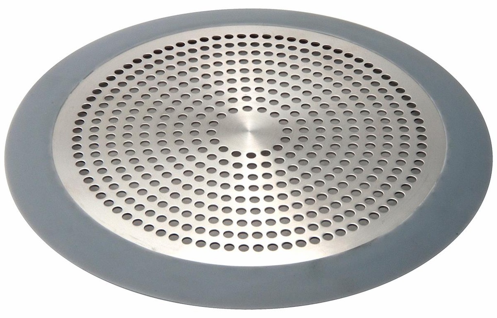 Metal Shower Drain Strainer with Rubber Ring