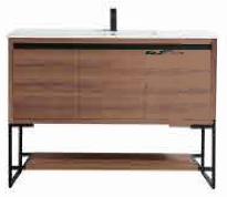 Selby 48" x 18" 2-Door Vanity with Metal Base (Cabinet Only)