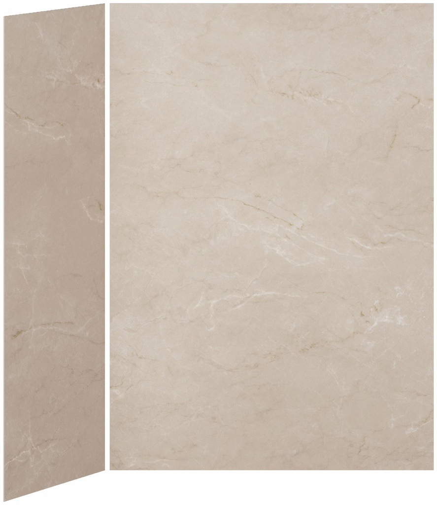 60 x 32 2-Panel Shower Wall Kit for Corner Installation