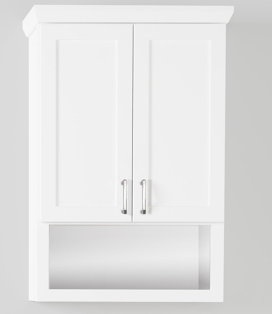 2-Door Bathroom Storage Cabinet Painted Classic Modern Shaker