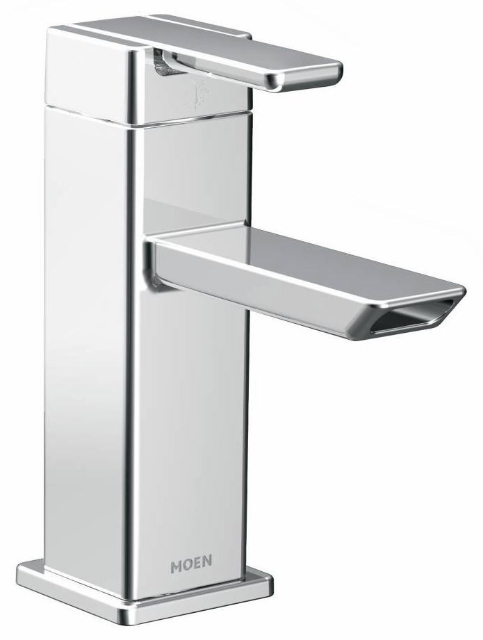 90 Degree Single Hole Bathroom Faucet