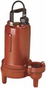 1 HP 1-Phase 208-230V Sewage Pump Manual with 25' Cord