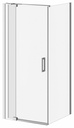 Distink (Box 1 of 2) 36 x 77 Pivot Shower Door for Corner Installation