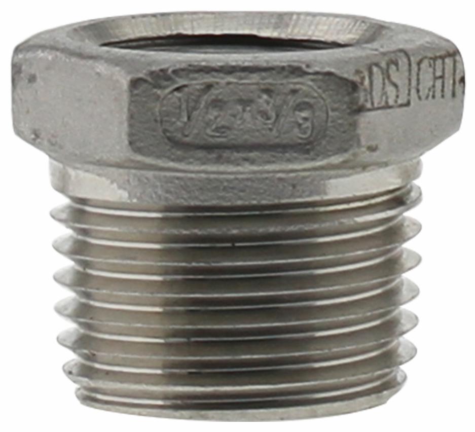 SS304B-0503 - '1/2" x 3/8" 304SS Bshg Iso4144'