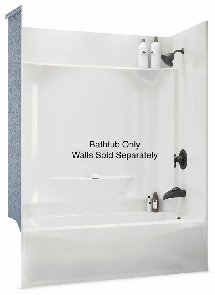 KDTS 3260 AFR LH Drain Pinned Bathtub (Tub Only)