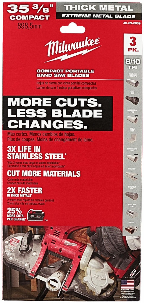 EXTREME 8/10TPI BIM COMP BSB 3PK