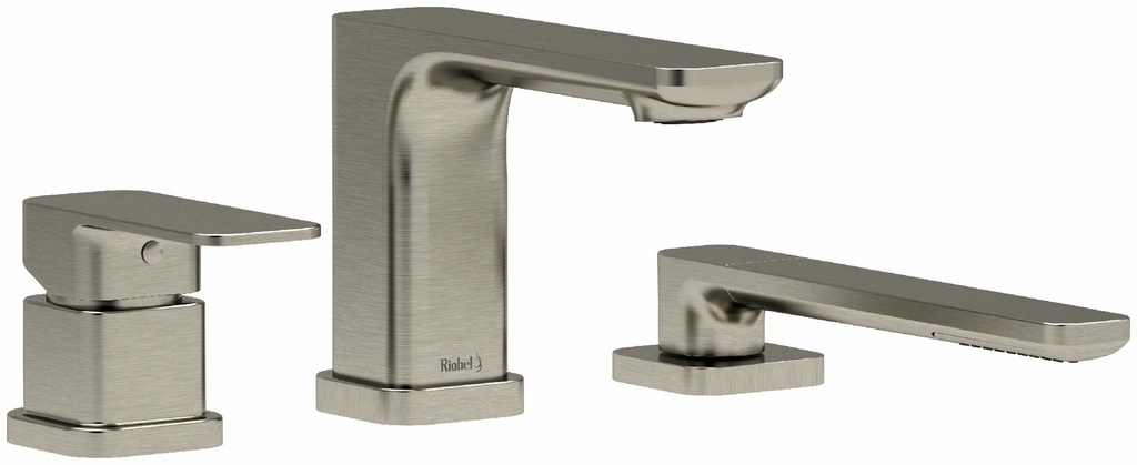 Equinox 3-Hole Deck-Mount Tub Filler With Hand Shower Trim