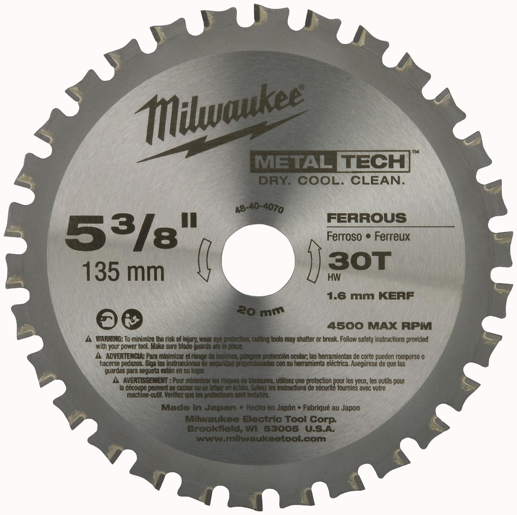 5-3/8 30T Ferrous Metal Blade