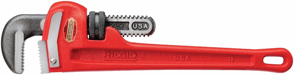 12" Heavy-Duty Straight Pipe Wrench