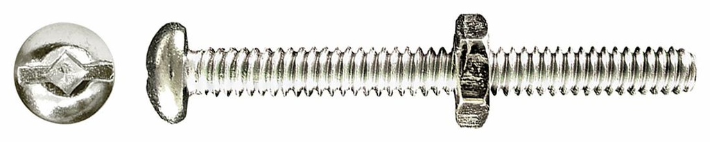 1/4 X 1-1/2 RH SQ DRIVE STOVE BOLT WNUT