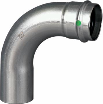 1/2 P/P STAINLESS STEEL CXFTG 90° ELBOW