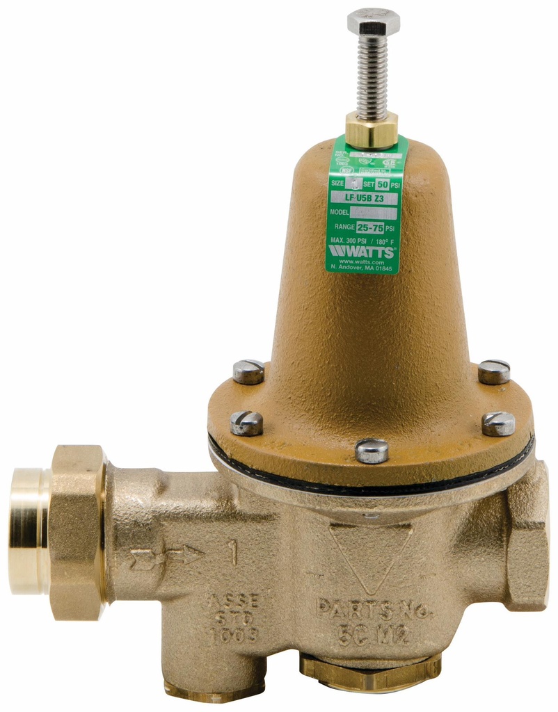 2 In LFU5B-Z3 2 Water Pressure Reducing Valve
