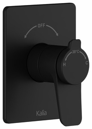 [3740886] Moroka 2-Way Aquatonik Coaxial Valve with Diverter and Round Decorative Trim