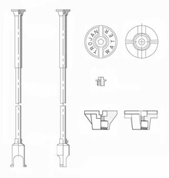 [4880815] 8.0'-10.' S.BOX LESS ROD