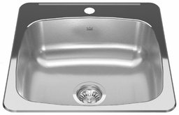 [4402030] Reginox 20" 1-Hole 1 Bowl Drop-In Kitchen Sink