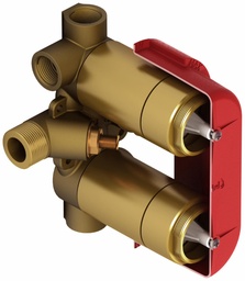 [2610730] 4-Way Thermostatic Coaxial Rough-In Valve