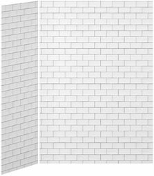 [3752540] 60 x 32 2-Panel Shower Wall Kit for Corner Installation