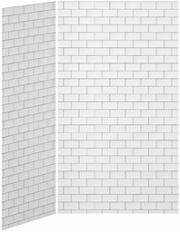 [3752680] 48 x 36 2-Panel Shower Wall Kit for Corner Installation