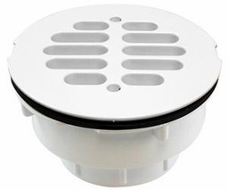 [7599900] PVC Round Shower Drain