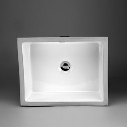 [1162020] 18x14 Rectangular Flat Bottom Undermount Bathroom Sink