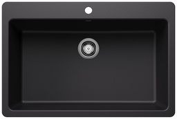 [1217230] Liven 33 1 Bowl Dual Mount Silgranit Kitchen Sink