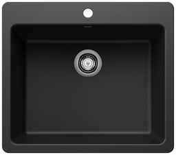 [1217254] Liven 25 1 Bowl Dual Mount Kitchen Sink