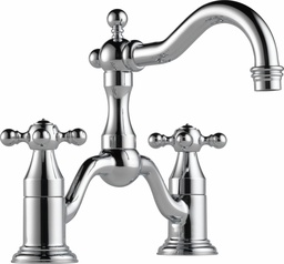 [3052516] Tresa Widespread Bridge Bathroom Faucet