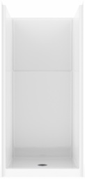 [6451900] Icon 36" x 36" Center Drain Alcove 1-Piece Shower