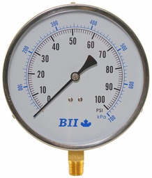 [6649917] PG45-100NL - 'No Lead 4.5"Dry 1/4"Lm 0-100'