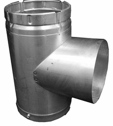 [5610425] 4" Single Wall Tee Aluminum