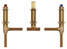 [5920793] Rough-In For 3-Hole Roman Tub Faucet (Copper Connections - Adjustable)