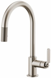 [3051075] Litze Kitchen Faucet with Pulldown Spray Arc Spout and Industrial Handle