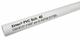 [7648029] 1" x 20' Non-CSA Sch40 PVC Pipe