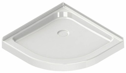 [6451040] 32" Neo-Round Center Drain Corner Shower Base