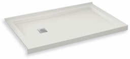 [6451792] B3Square 6032 LH Drain Left Corner Shower Base