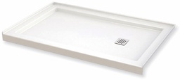 [6451765] B3Square 6030 RH Drain Alcove Shower Base