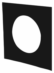 [1106808] 4 Wall Plate Square Plastc Blk