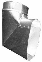 [5621650] 5" Round to 6" Oval (3 x 7-3/4) End Boot