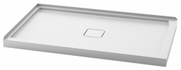 [3748399] Kover 60" x 36" Corner Acrylic Shower Base with Centre Drain and LH Tiling Flange