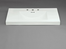 [5833128] Evin 32" Ceramic Widespread Sink Top