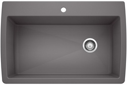 [1215030] Diamond Super Single Drop-In Silgranit Sink