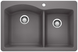 [1215100] Diamond 1.75 Bowl Drop-In Silgranit Sink