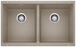 [1216040] Precis U 2 Bowl Undermount Silgranit Sink