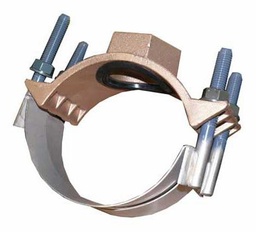 [2303910] BR SDLE with DBLE SS STRAPS 4" (4.50-4.80 OD) - 1 1/2" FIP