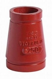 [6661660] 6" x 4" Grooved Concentric Reducer AWWA Ductile Iron No. 50-C