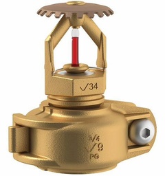 [6677264] 3/4" Quick Response 200F K8 Upright Pendent Sprinkler Head Brass FireLock V3402