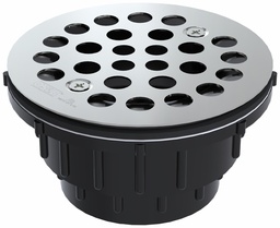 [7540421] 2-Piece Testable ABS Shower Drain x Hub for Molded Shower Bases